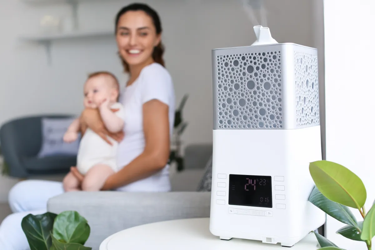 L'importanza di un'aria pulita per la camera del bambino.