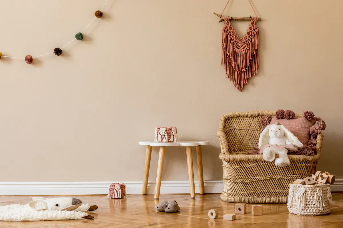 "Come aggiungere un tocco bohemien alla camera dei tuoi bambini."