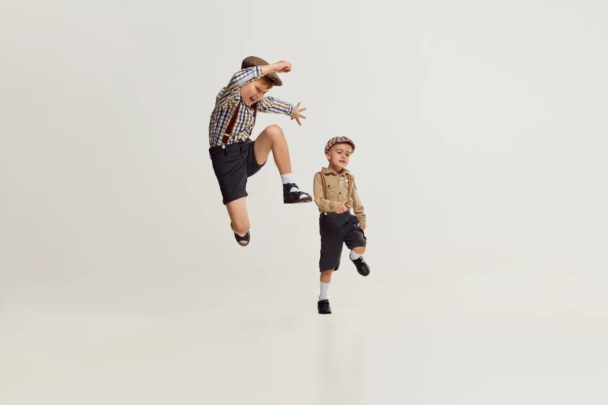 Il ritorno della moda retrò per i bambini più piccoli.